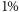 1% 