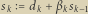 |sk dk βksk 1 