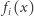  fi(x) 